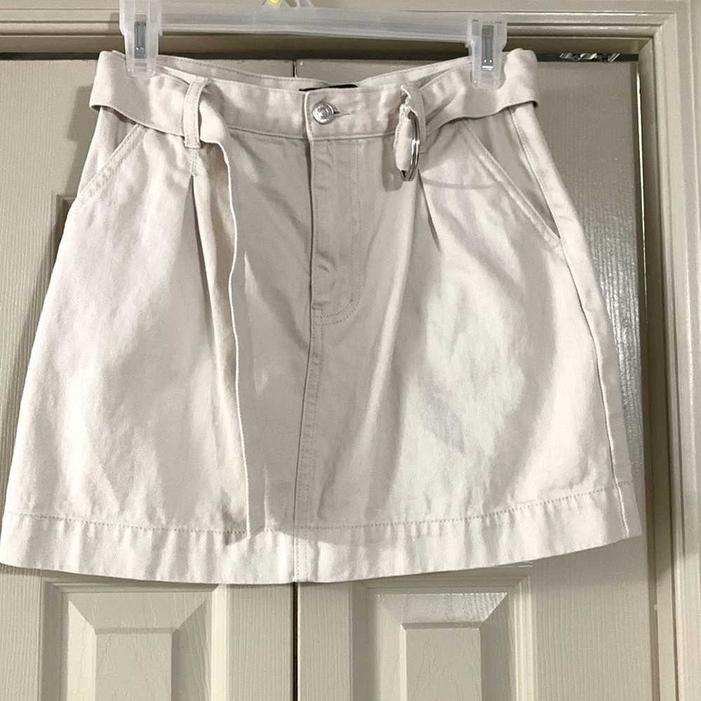 Cream Colored Shorts; Forever 21